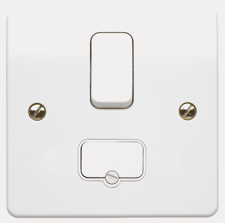 Connection Unit, DP Switched Fused, c/w Base Flex Outlet