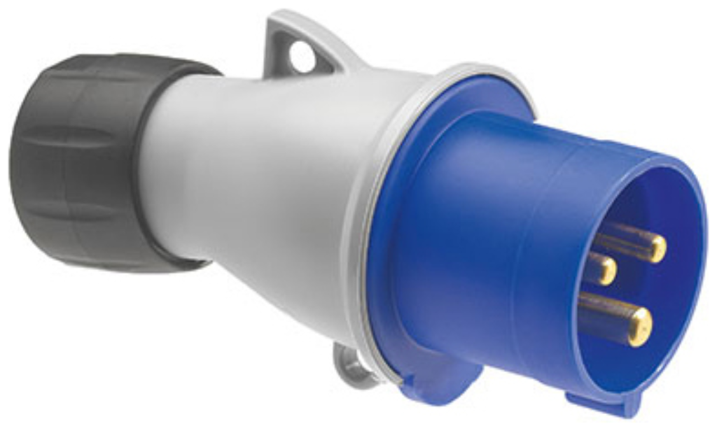 Plug, 2P+E IP44
