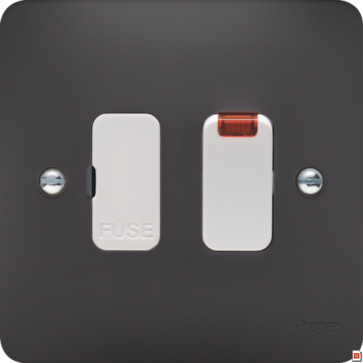 Hager WMSSU83NG Conn Unit & Indic 13A