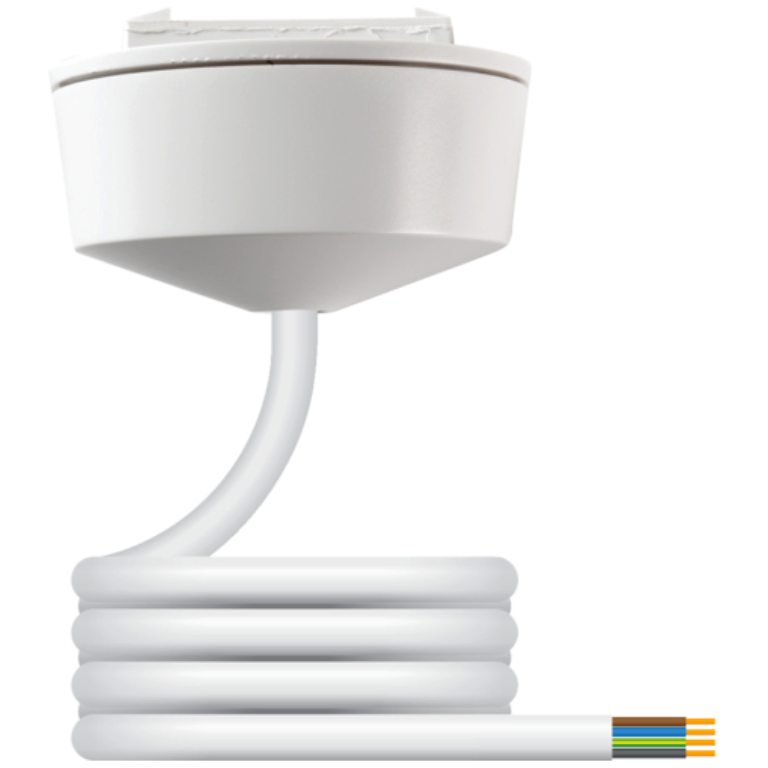 Ceiling Rose, 4 Pin Pre-Wired Plug-In, c/w 0.75mm2x3m LSZH Flexible Cord