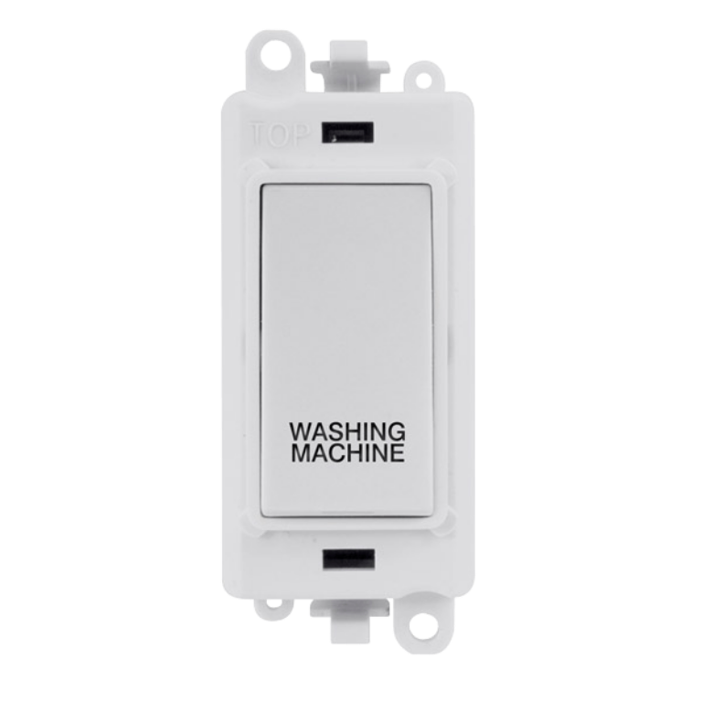 Switch, DP Module – White Insert, Printed Washing Machine