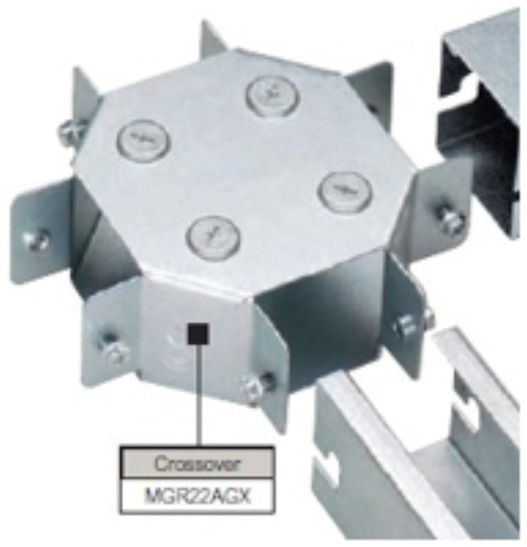 Crossover, 4 Way 1 Compartment, IP30