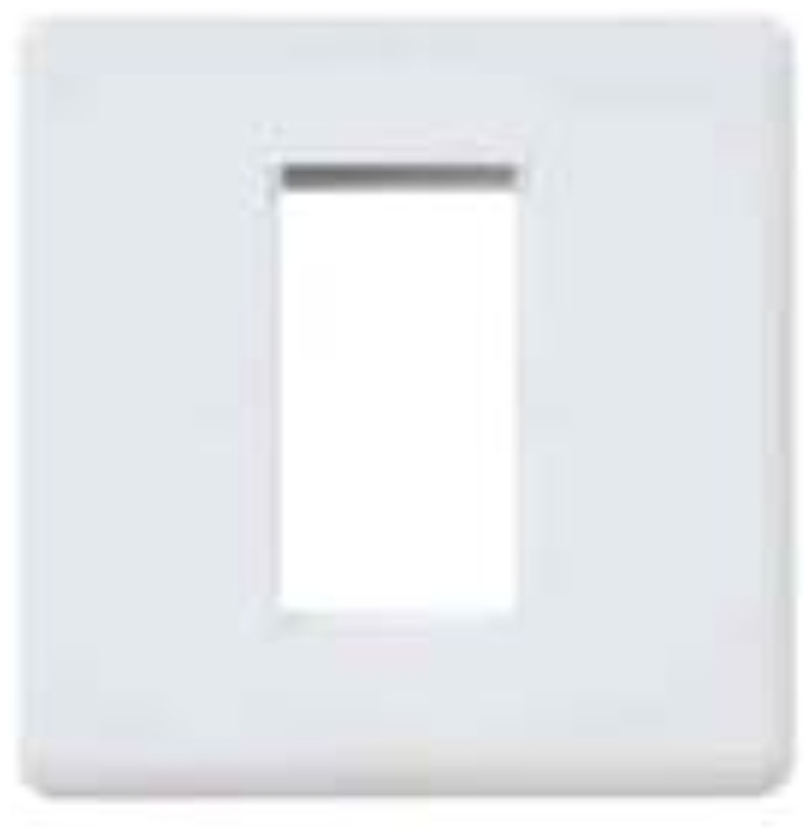 Frontplate, 1 Module 25x50mm Euro Frame