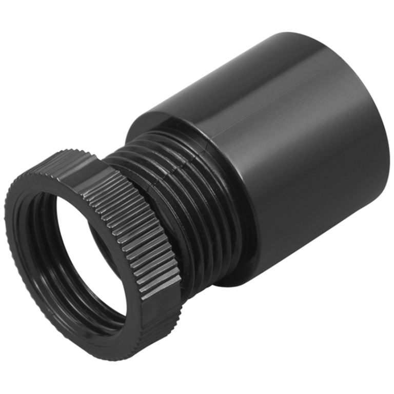 MT 20MM MALE ADAPTOR BLK