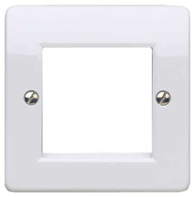 Frontplate, 2 Module Euro