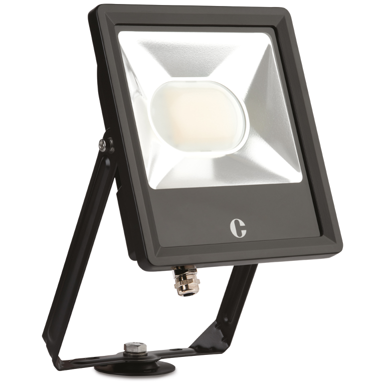 50W Floodlight, Colour Switchable IP65, Non PIR Tilt-Twist-Turn Bracket