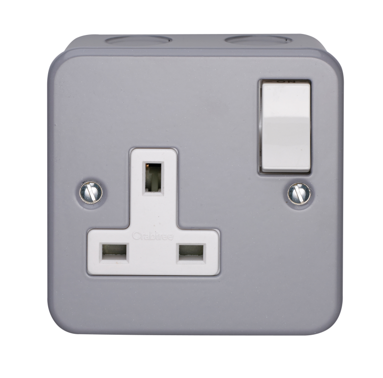 Socket, 1 Gang SP Switched