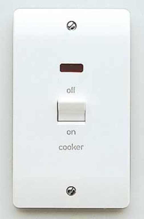 Switch, DP Flush c/w Neon, Marked Cooker