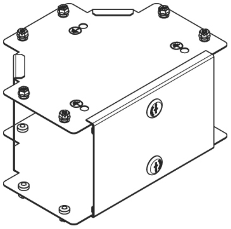 Tee, 1 Compartment Outside Lid Gusset, IP30