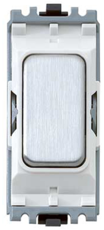 Insert, 1 Module Blank, White Inserts