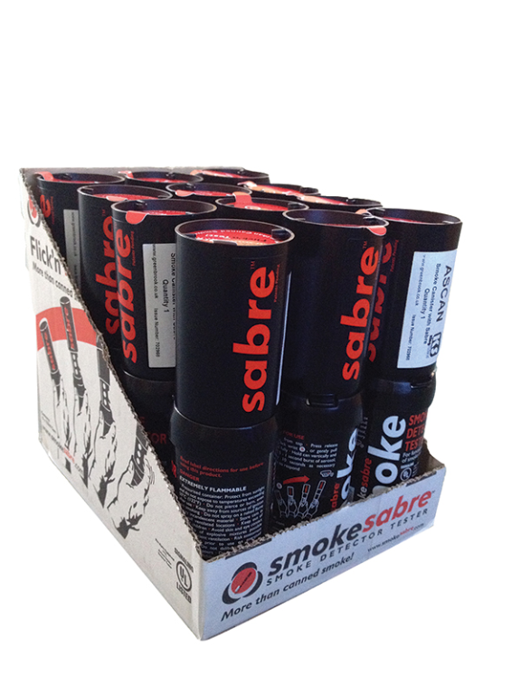 Container, Smoke c/w Sabre, Pack of 12