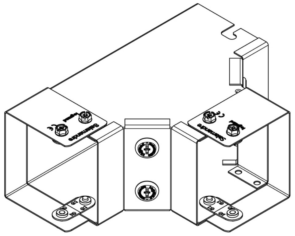 Tee, 1 Compartment Inside Lid Gusset, IP4X