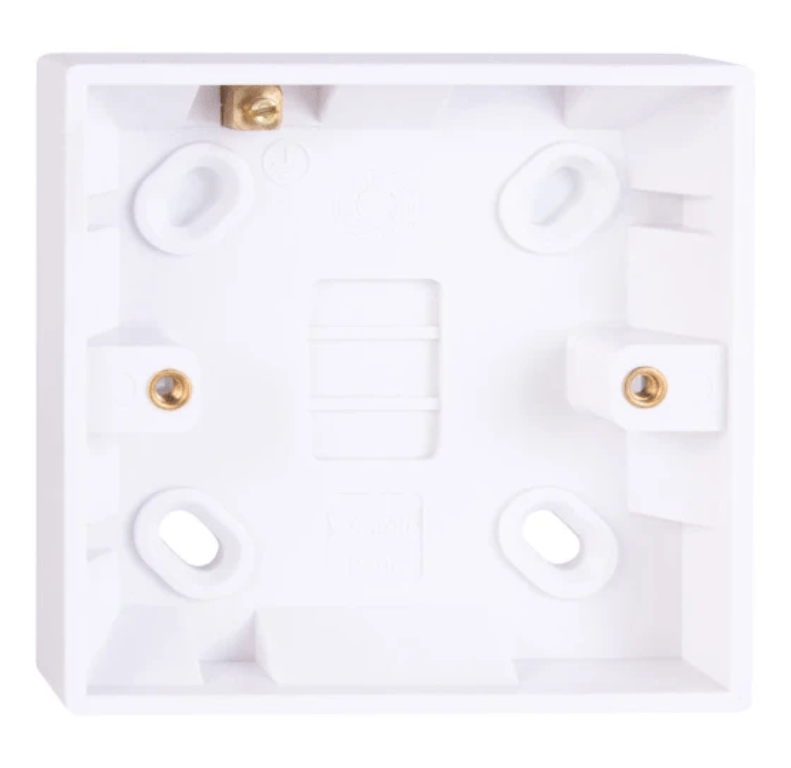 Pattress, 1 Gang Surface, for Slimline & Vimark