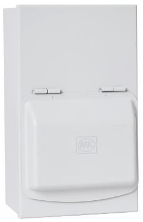 Consumer Unit, 4 Way Surface, 1 Integral Neutral Bar