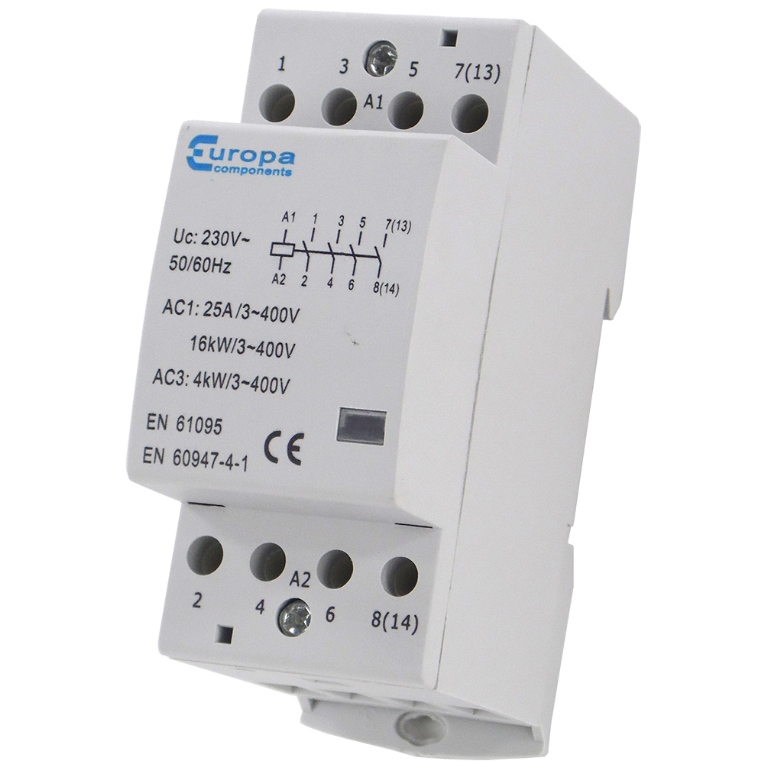 Contactor, Modular 4P 4N/C