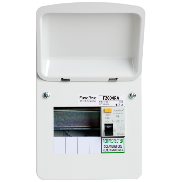 FuseBox F2004R Garage Unit 4-Way RCD 63A - Image 2