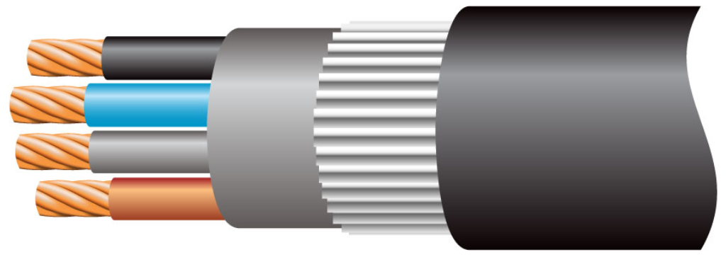 CABLE 1.5MM 4CORE LSF/SWA (1M)