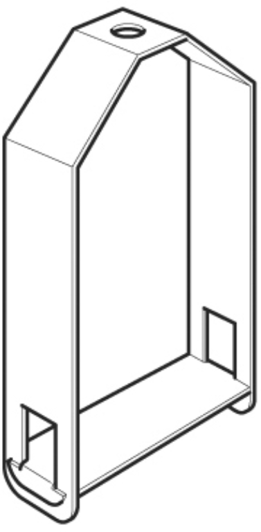 Hanger, Stirrup c/w 10mm Hole