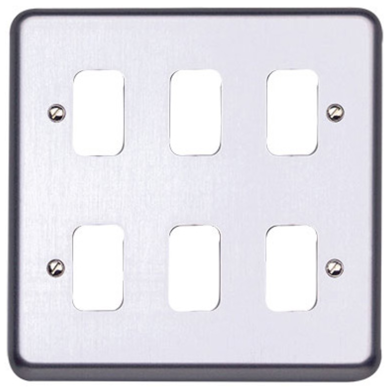 Frontplate, 6 Module