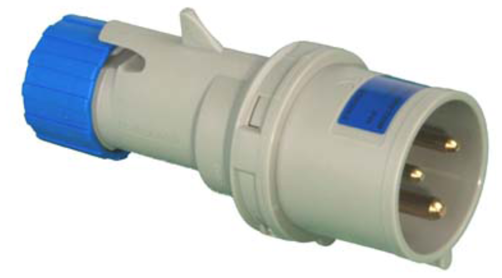 Plug, 2P+E IP44