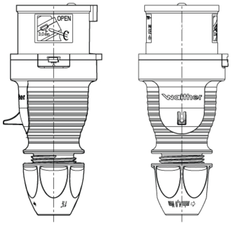Plug, Flexible Cable Entry 2P+E, IP44