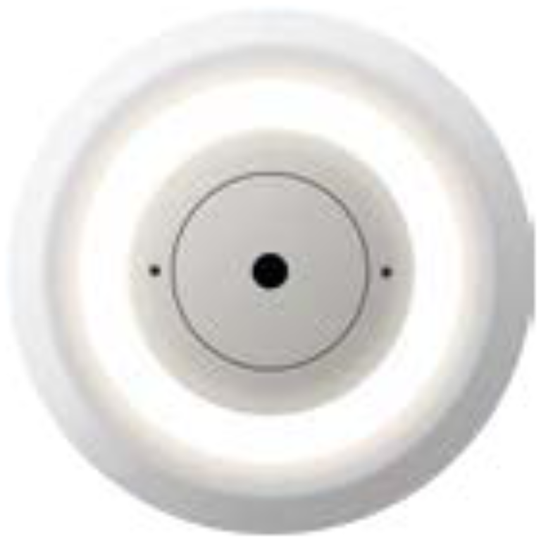 Downlight, Lumi-Smoke 4000K IP20, c/w Mains 10Yr Batt RF Smoke Alarm