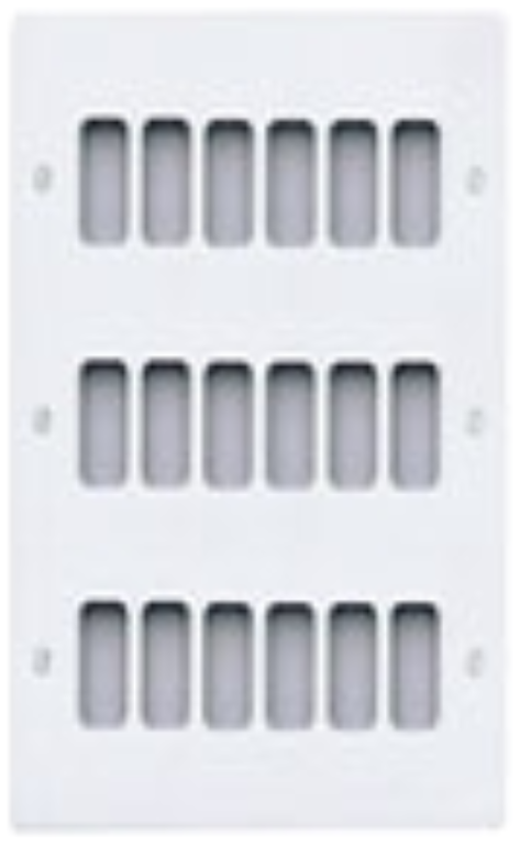 Box, 18 Gang Flush c/w KO