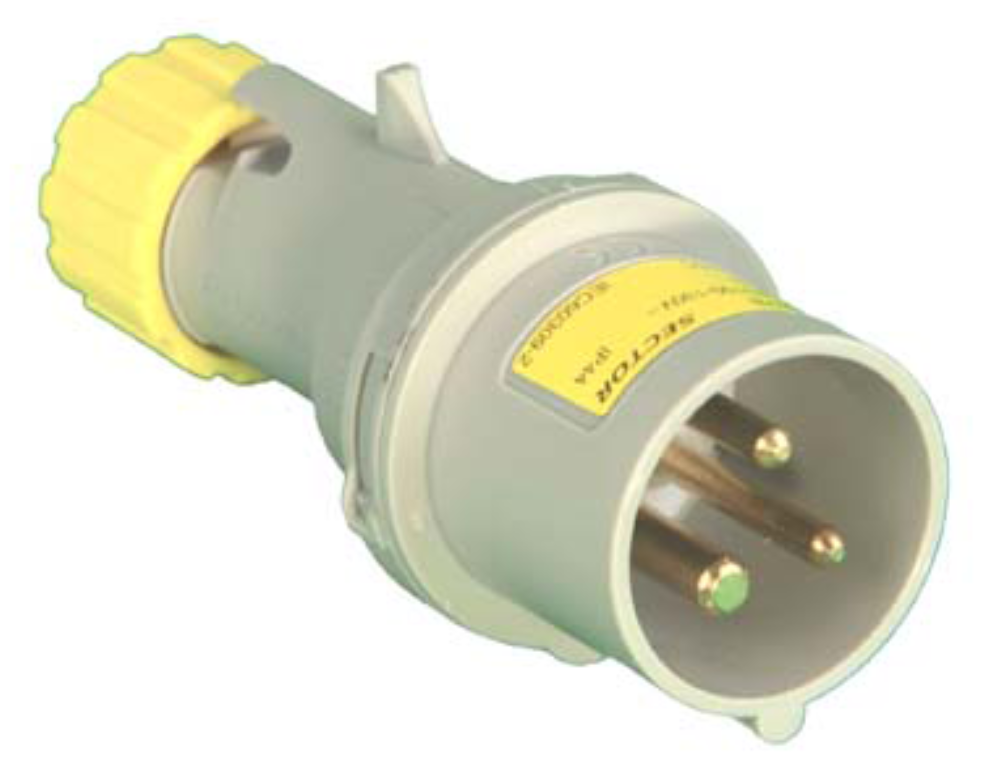 Plug, 2P+E IP44
