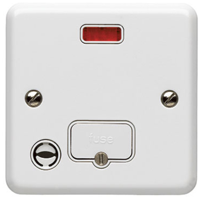 Connection Unit, Unswitched Fused c/w Neon & FO
