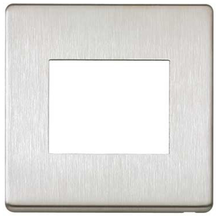 Frontplate, 2 Module Euro