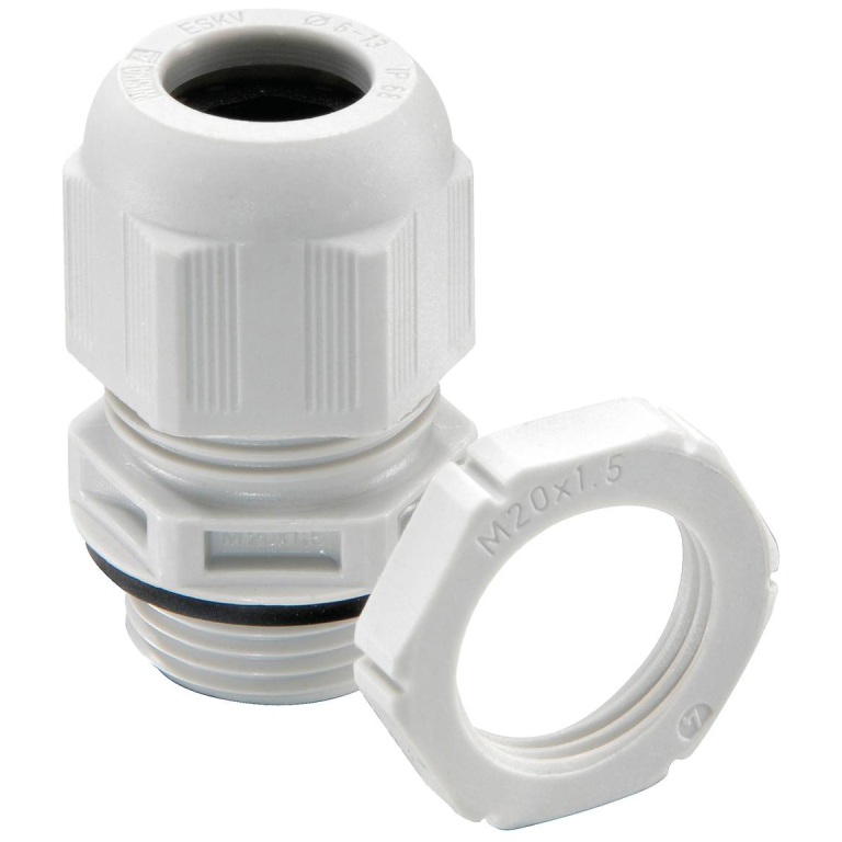 Cable Gland, GLP20+ ESKV Gland Pack c/w Locknuts, IP69 IP68 (5 bar 30 min) Pk=10