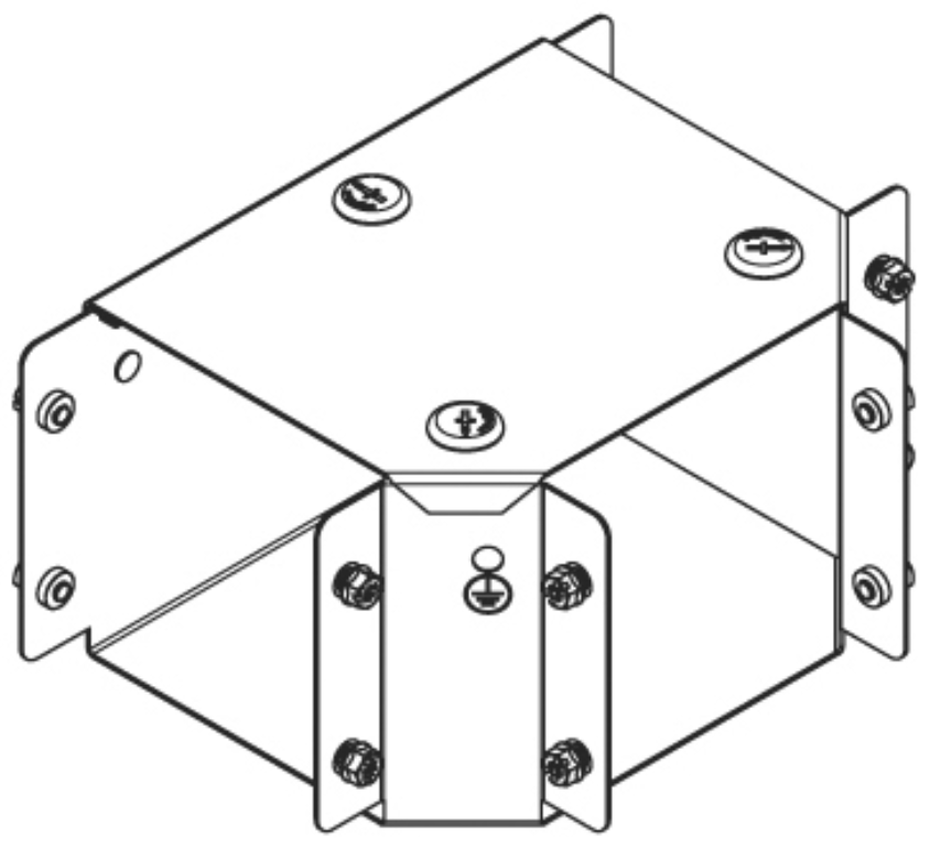 Tee, 1 Compartment Top Lid Gusset, IP30