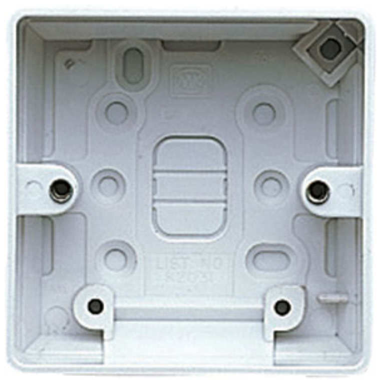Box, 1 Gang Moulded Surface