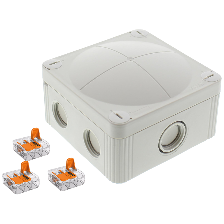 Junction Box, COMBI 407/WW/3221G, IP66/67 c/w WAGO 221 Terminals