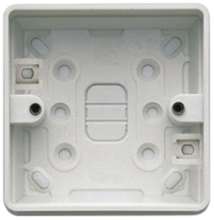 Box, 1 Gang PVC Surface