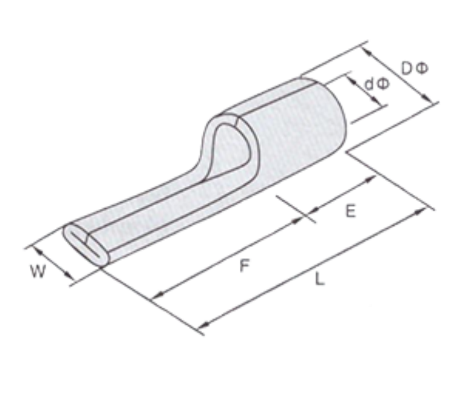 Termtech 70FRP Flat Reducing Pin 70mm - Image 2
