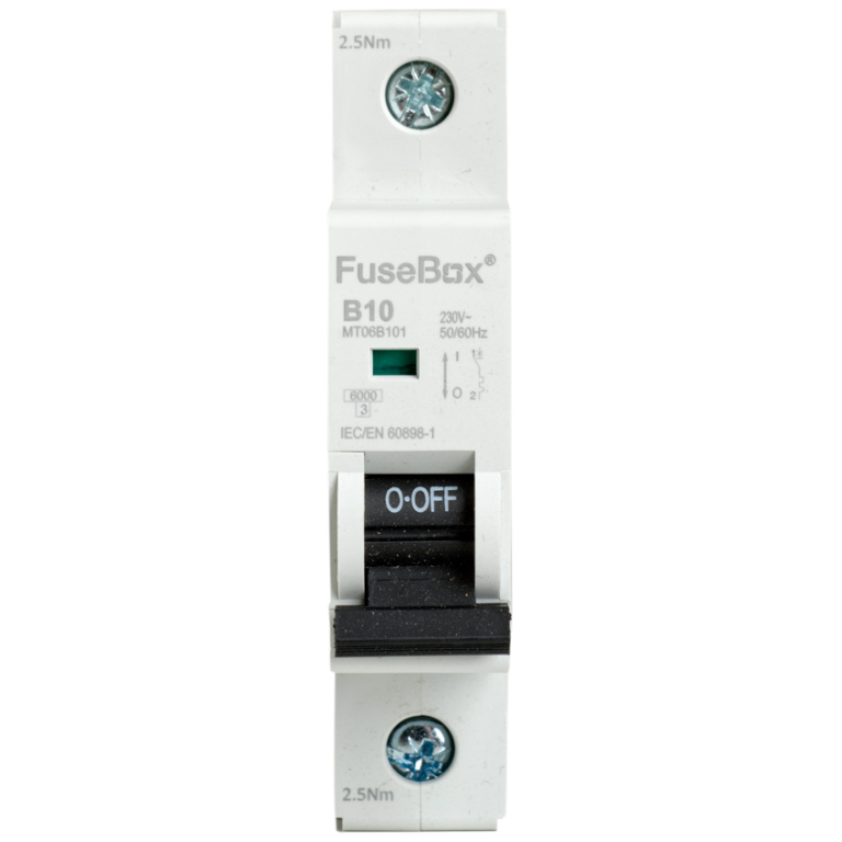 FuseBox MT06B101 MCB SP Type B 10A 6kA - Image 2