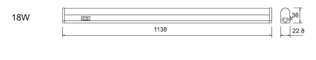 Striplight, Linkable LED CCT Adjustable - Image 2