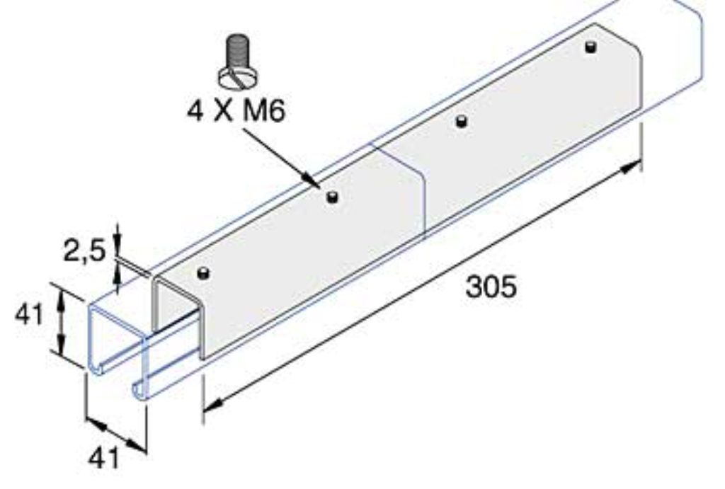 INTERNAL SPLICE PLATE (SB654) P1218