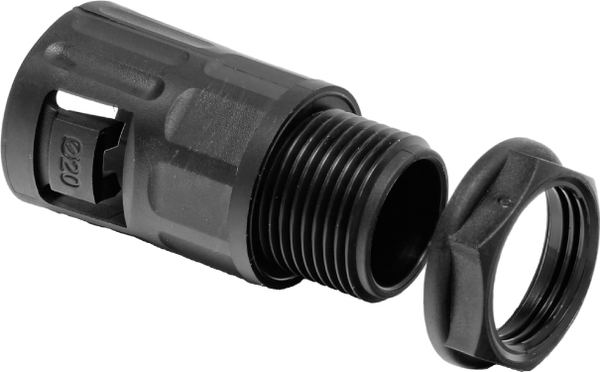 Gland, Male Straight IP66, Pack=10