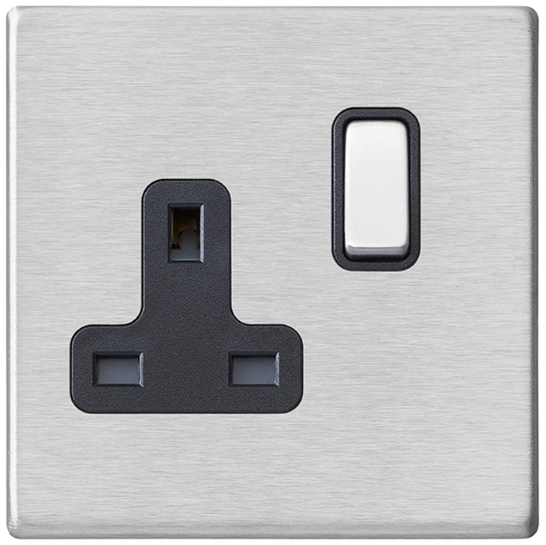 Hamln 7G24SS1SS-B Socket Swd 1G 13A