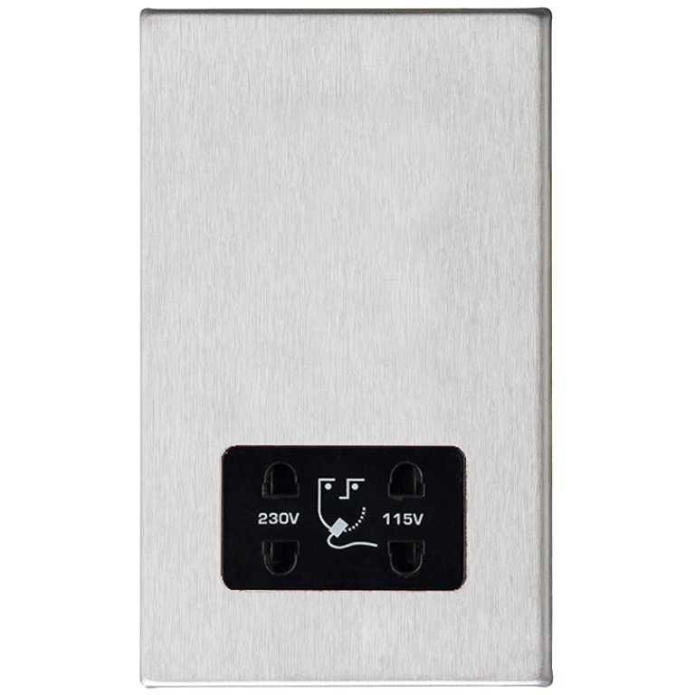 Hamln 7G24SHSB Shaver Socket Blk/Trim