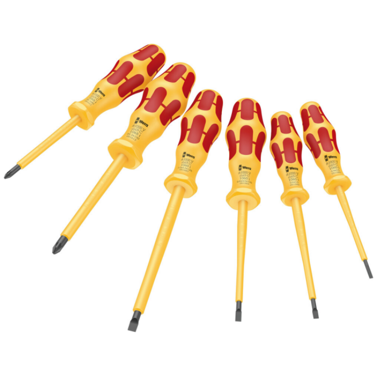Screwdriver, 1060 i/1065 i/6 Kraftform VDE, 1000 Series Pozi 6Pce Set