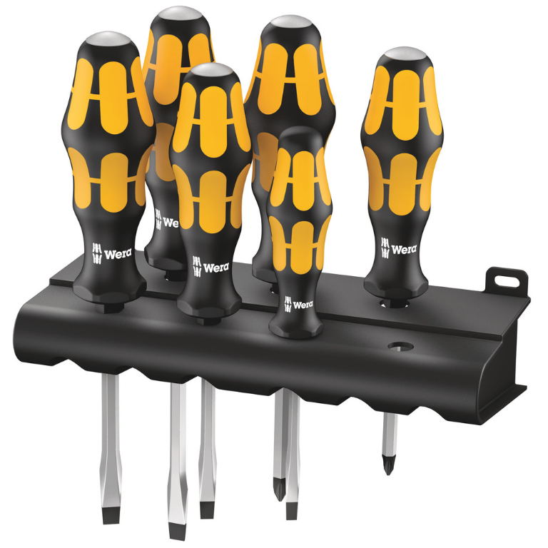 Screwdriver, 932/918/6 PZ/SL 6 Piece Set