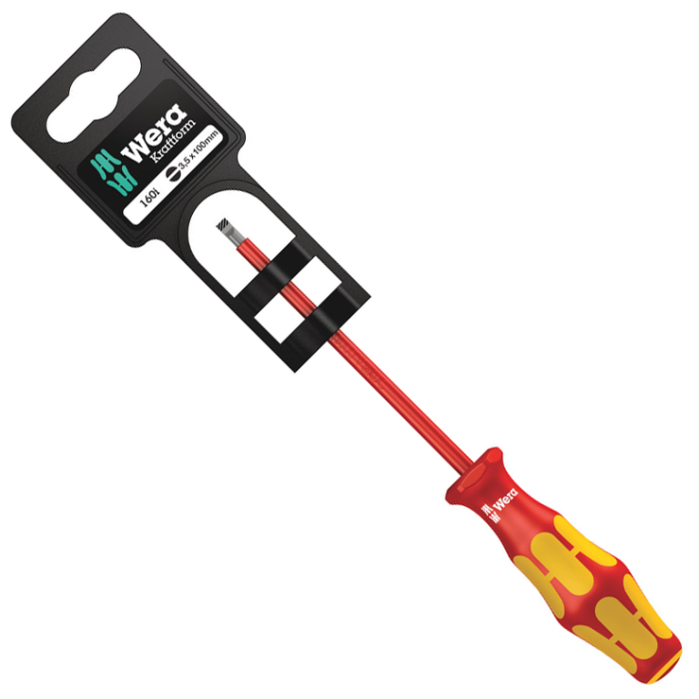 Screwdriver, 160 i SB VDE Insulated Slotted