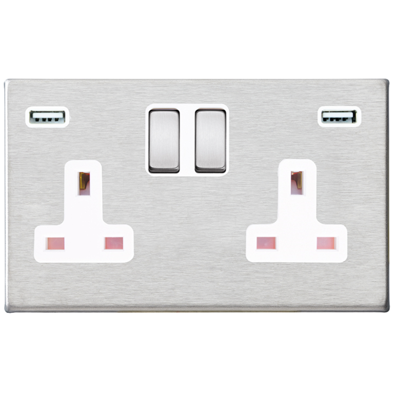 Hamln 7G24SS2USBULTSS-W Swd Skt USB 2G