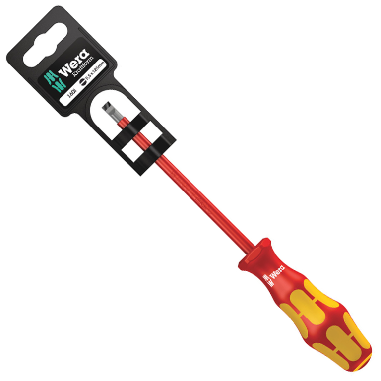 Screwdriver, 160 i SB VDE Insulated Slotted
